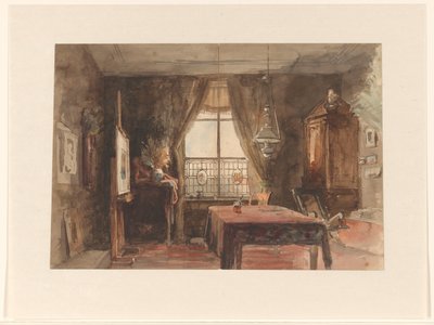 Interior of a Painter