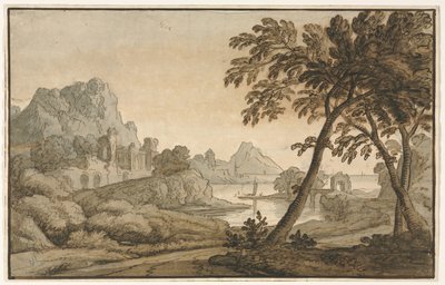 Italian Landscape by Anonymous