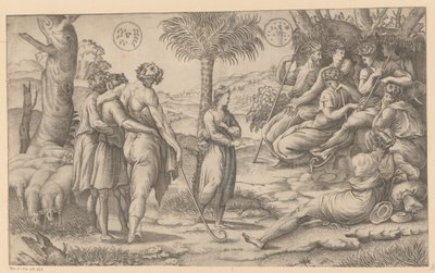 Joseph tells his brothers about his dreams by Anonymous