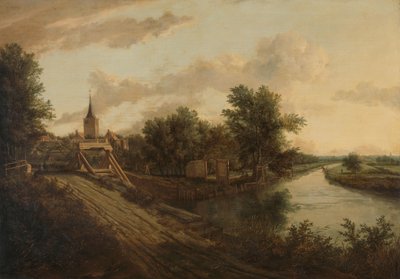 Landscape with Rolling Bridge by Anonymous
