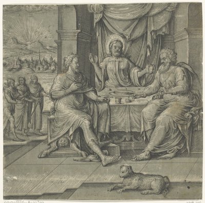 Supper at Emmaus by Anonymous