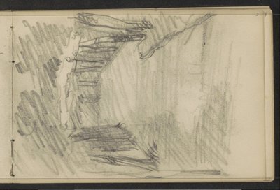 Path Marked with Poles by Anonymous