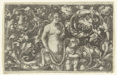 Naked upper body of a woman by Anonymous