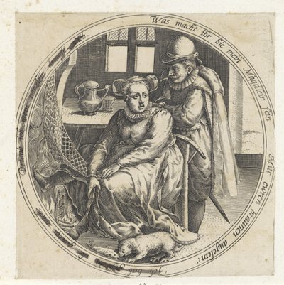 Net Dryer (Medallions with Ambiguous Inscriptions series) by Anonymous