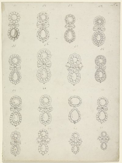 Earrings by Anonymous