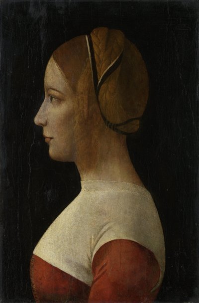 Portrait of a Young Woman by Anonymous