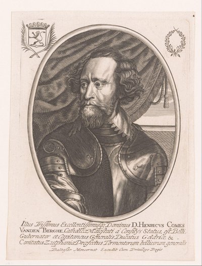 Portrait of Hendrik van den Bergh by Anonymous