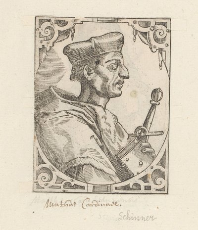 Portrait of Matthäus Schiner by Anonymous