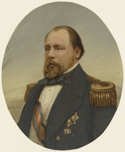 Portrait of Willem III, King of the Netherlands by Anonymous