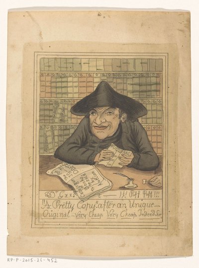 Portrait of Book Collector Isaac Gosset by Anonymous