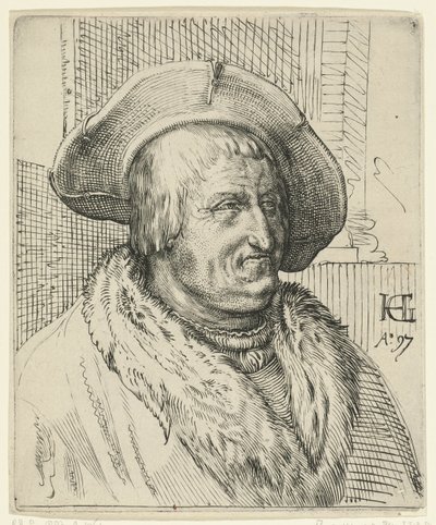 Portrait of a Man with a Hat by Anonymous
