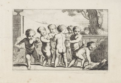 Putti Playing Blind Man