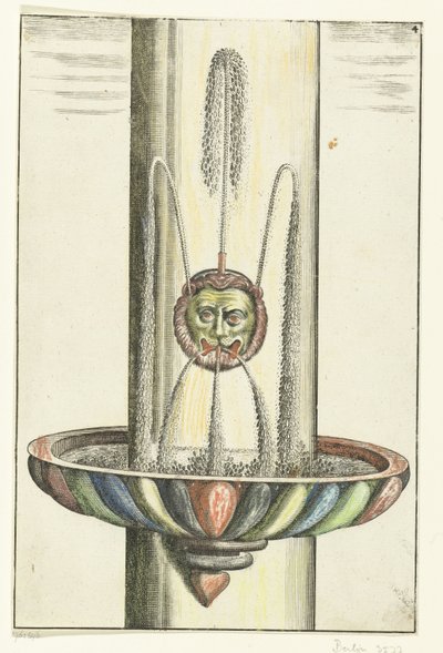 Round Basin with Lion