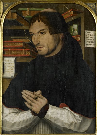 Saint Dionysius the Areopagite in Prayer by Anonymous