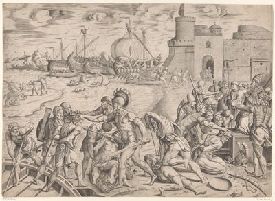 Saracens Arrive in Ostia by Anonymous