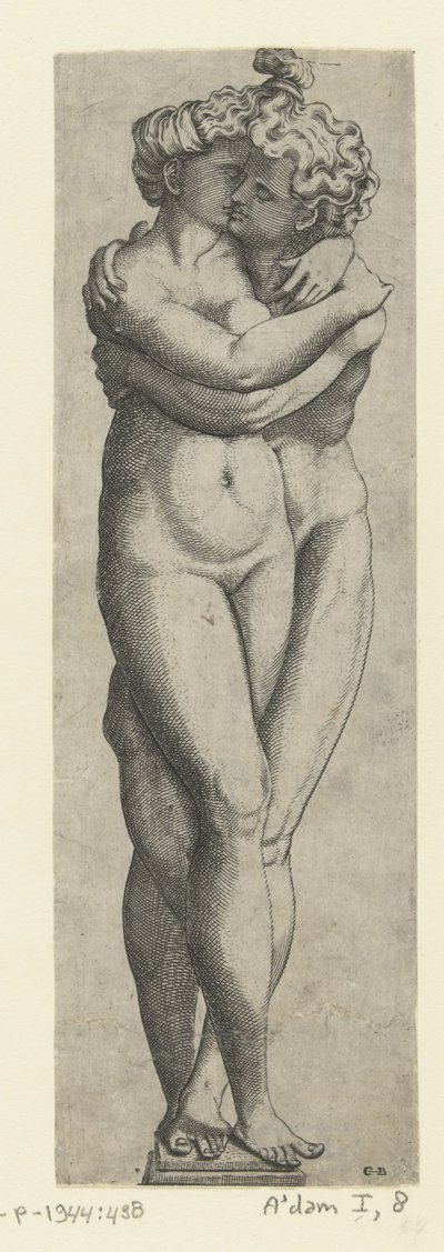 Sculpture. Two Lovers by Anonymous