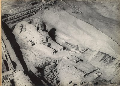 Sphinx of Giza, Seen from the Air by Anonymous