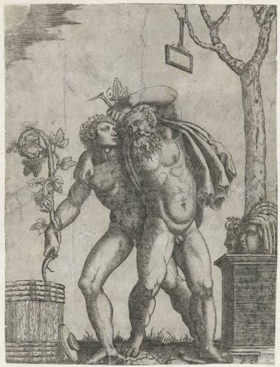 Silenus Supported by a Young Bacchant by Anonymous