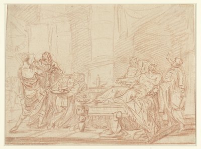 Deathbed of an Old Man by Anonymous