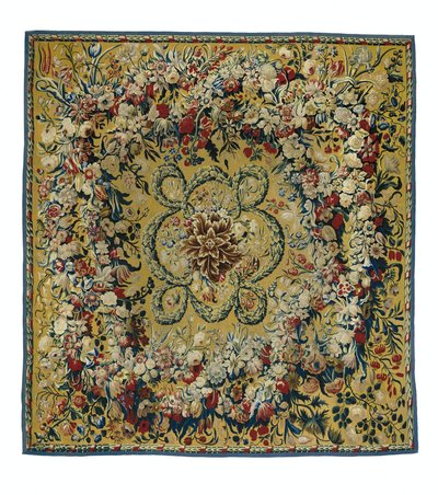 Carpet with Flower Garlands by Anonymous