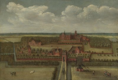 The Abbey of Leeuwenhorst in Rijnland by Anonymous