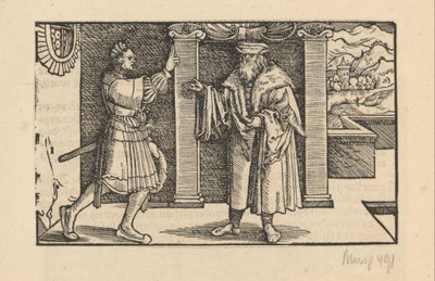 Two Debating Men by Anonymous