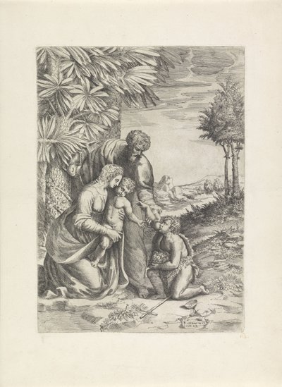 Two Women Pouring Water Over a Man by Anonymous
