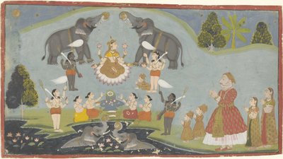 Worship of the Goddess Devi by Anonymous