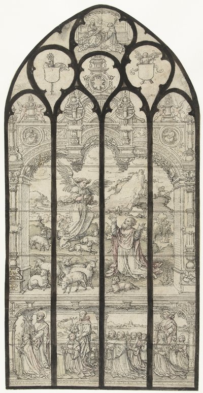 Appearance of the Angel to Joachim by Anonymous