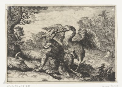 Wolf and Crane by Anonymous