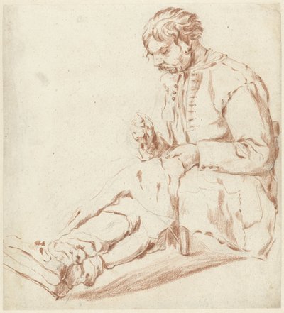 Seated Tailor by Anonymous