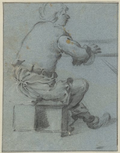 Seated Man by Anonymous