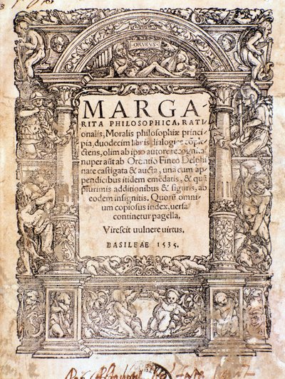 Frontispiece of the Margarita Philosophica by Anonymous Anonymous