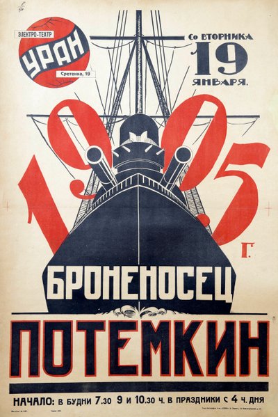 Movie poster The Battleship Potemkin by Anonymous Anonymous