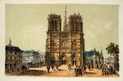 Paris 1874: Notre Dame by Anonymous Anonymous