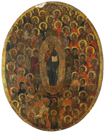 Deesis by Anonymous Russian icon painter