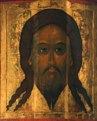 Holy Mandylion The Vernicle, 1447 by Anonymous Russian icon painter