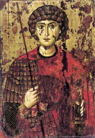 Saint George by Anonymous Russian icon painter