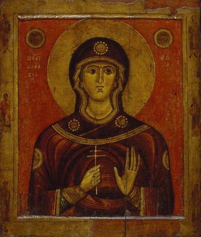 Saint Juliana, Early 13th century by Anonymous Russian icon painter