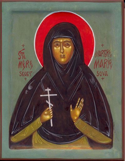 Saint Mother Maria, 20th century by Anonymous Russian icon painter