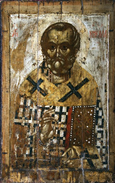 Saint Nicholas by Anonymous Russian icon painter
