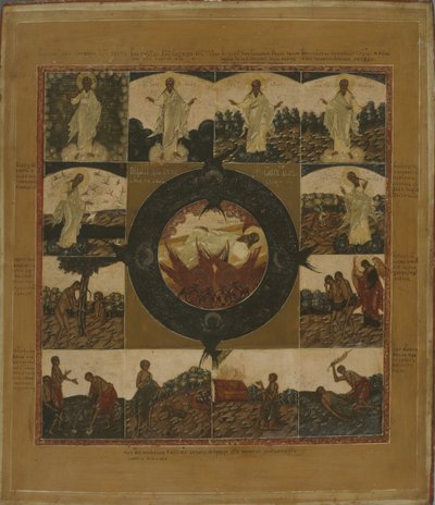 The Creation by Anonymous Russian icon painter