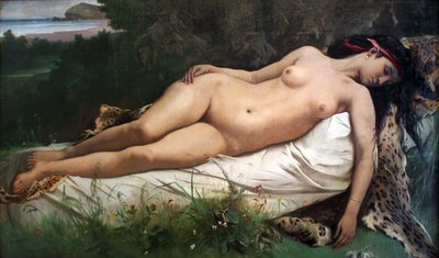 Resting Nymph by Anselm Feuerbach