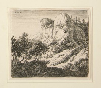 4 Landscapes by Anthonie Waterloo