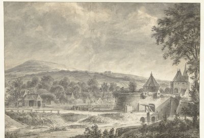 St. Janspoort in Arnhem by Anthonie Waterloo