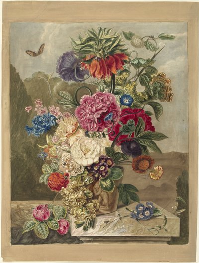 Flower Piece by Anthonie van den Bos