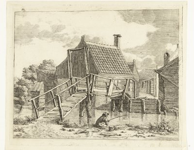 Outside the Raampoort by Anthonie van den Bos