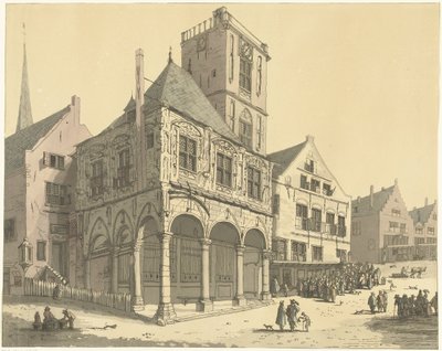 The Old Town Hall of Amsterdam by Anthonie van den Bos
