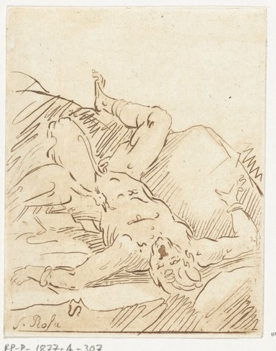 Prometheus Chained by Anthonie van den Bos