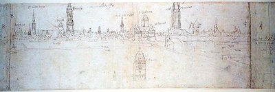 Bruges by Anthonis van den Wyngaerde